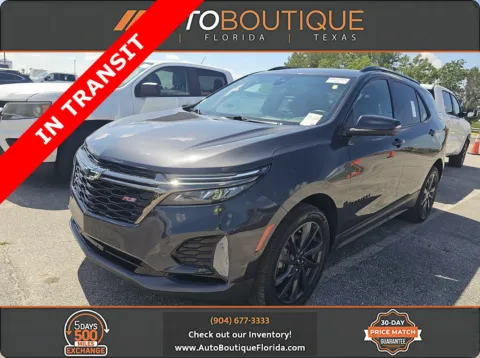 Gray 2022 Chevrolet Equinox RS for sale in Jacksonville, FL
