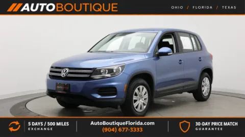 Blue 2017 Volkswagen Tiguan Limited for sale in Jacksonville, FL
