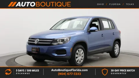 Blue 2017 Volkswagen Tiguan Limited for sale in Jacksonville, FL