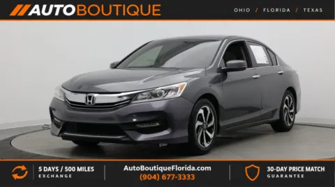 Black 2016 Honda Accord Sedan EX-L for sale in Jacksonville, FL
