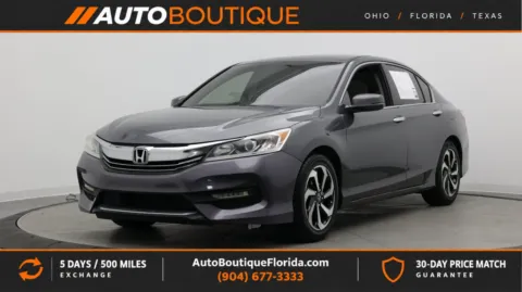 Black 2016 Honda Accord Sedan EX-L for sale in Jacksonville, FL