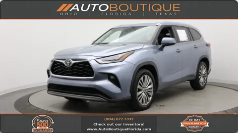 Silver 2022 Toyota Highlander Platinum for sale in Jacksonville, FL