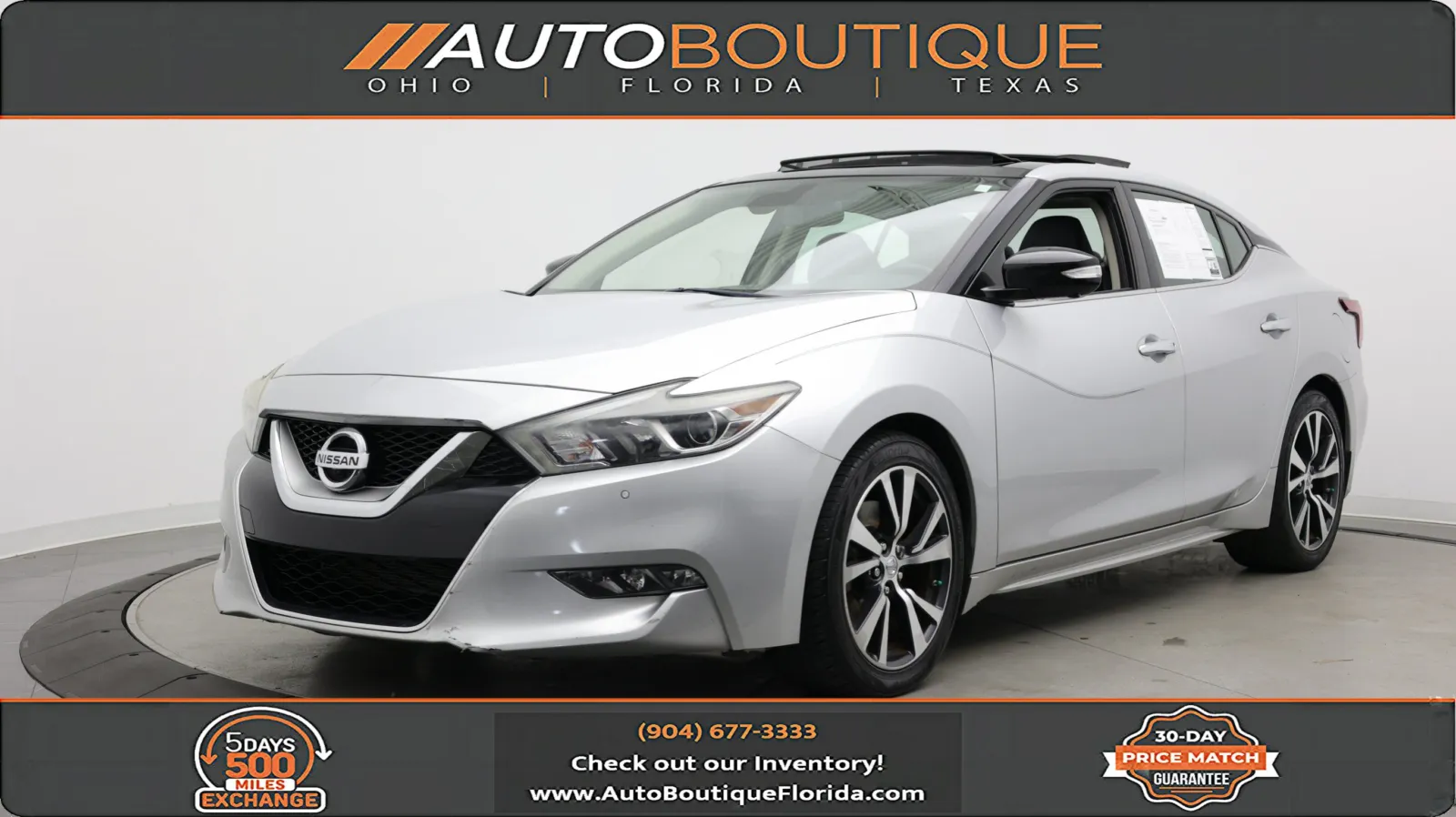 2017 Nissan Maxima Platinum for sale in Jacksonville, FL