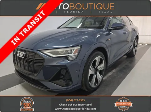 Blue 2021 Audi e-tron Sportback Prestige for sale in Jacksonville, FL
