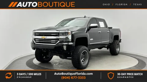 Black 2017 Chevrolet Silverado 1500 High Country for sale in Jacksonville, FL