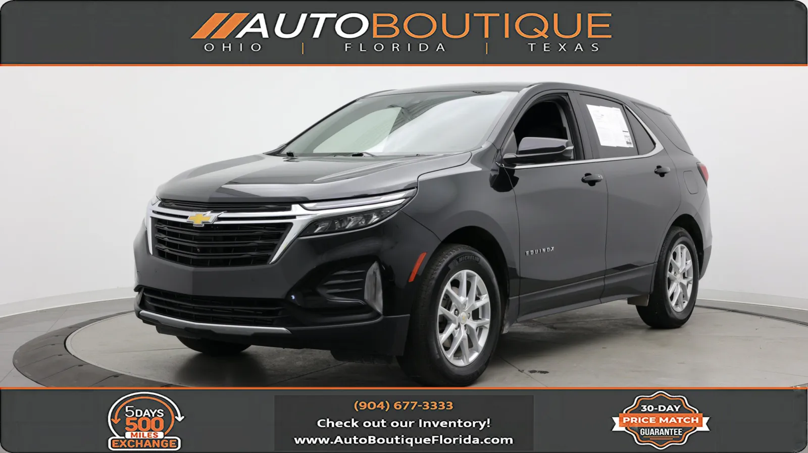 Black 2024 Chevrolet Equinox LT for sale in Jacksonville, FL