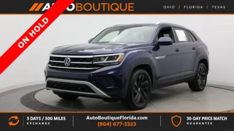 Blue 2023 Volkswagen Atlas Cross Sport 3.6L V6 SE w/Technology for sale in Jacksonville, FL