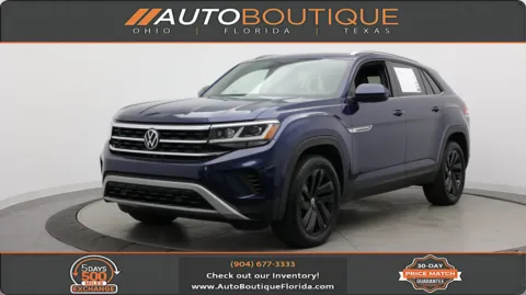 Blue 2023 Volkswagen Atlas Cross Sport 3.6L V6 SE w/Technology for sale in Jacksonville, FL