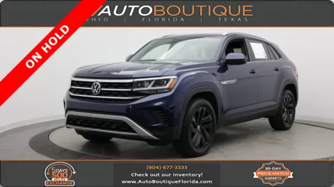 Blue 2023 Volkswagen Atlas Cross Sport 3.6L V6 SE w/Technology for sale in Jacksonville, FL