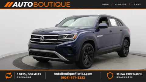 Blue 2023 Volkswagen Atlas Cross Sport 3.6L V6 SE w/Technology for sale in Jacksonville, FL