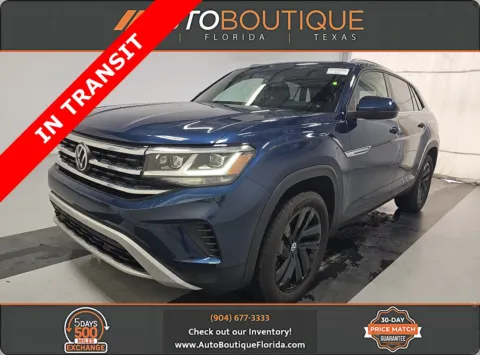 Blue 2023 Volkswagen Atlas Cross Sport 3.6L V6 SE w/Technology for sale in Jacksonville, FL