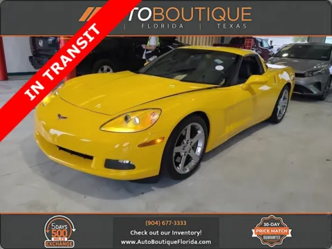 Yellow 2005 Chevrolet Corvette for sale in Jacksonville, FL