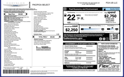 More photos of 2026 Chrysler Pacifica Select at Auto Boutique Florida, FL