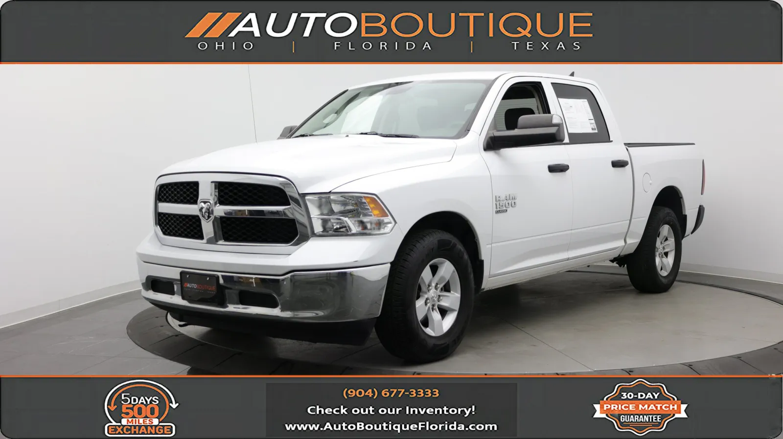 White 2022 Ram 1500 Classic SLT for sale in Jacksonville, FL