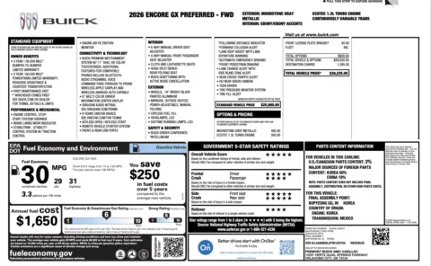 More photos of 2026 Buick Encore GX Preferred at Auto Boutique Florida, FL