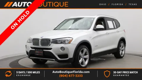 Black 2017 BMW X3 xDrive28i for sale in Jacksonville, FL