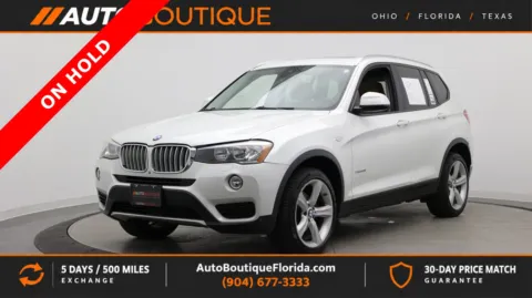 Black 2017 BMW X3 xDrive28i for sale in Jacksonville, FL