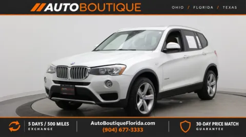 Black 2017 BMW X3 xDrive28i for sale in Jacksonville, FL