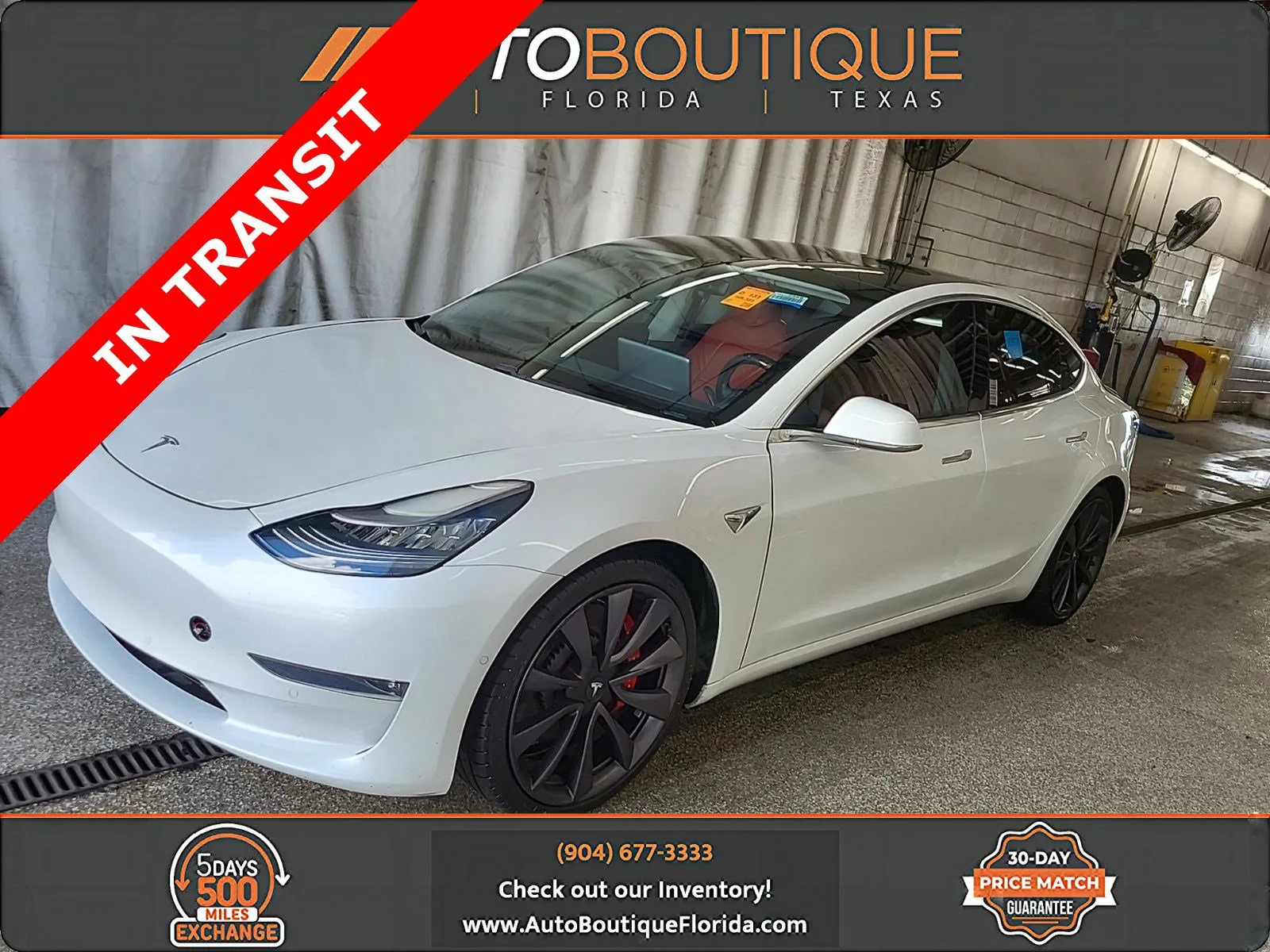 White 2020 Tesla Model 3 Performance for sale in Jacksonville, FL