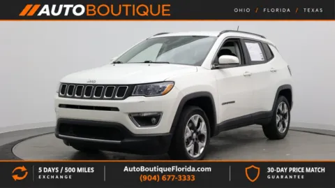 White 2021 Jeep Compass Limited for sale in Jacksonville, FL