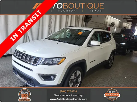 White 2021 Jeep Compass Limited for sale in Jacksonville, FL