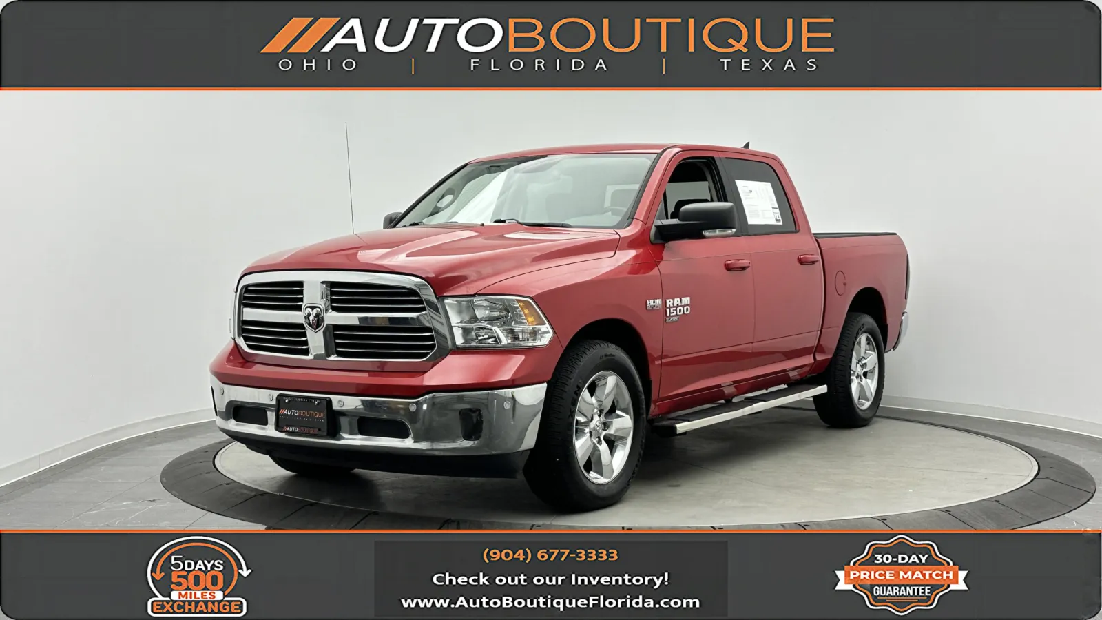Red 2019 Ram 1500 Classic Big Horn for sale in Jacksonville, FL