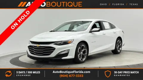 White 2021 Chevrolet Malibu LT for sale in Jacksonville, FL