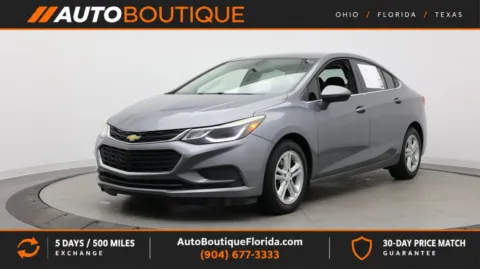 Gray 2018 Chevrolet Cruze LT for sale in Jacksonville, FL