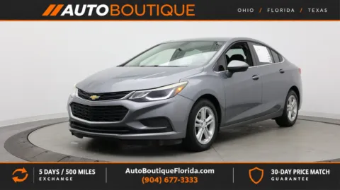 Gray 2018 Chevrolet Cruze LT for sale in Jacksonville, FL