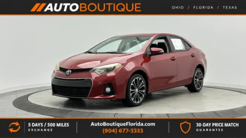Blue 2015 Toyota Corolla S Plus for sale in Jacksonville, FL
