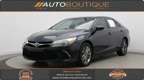 Black 2017 Toyota Camry SE for sale in Jacksonville, FL