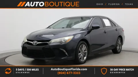 Black 2017 Toyota Camry SE for sale in Jacksonville, FL