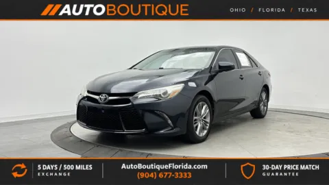 Black 2017 Toyota Camry SE for sale in Jacksonville, FL