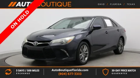 Black 2017 Toyota Camry SE for sale in Jacksonville, FL