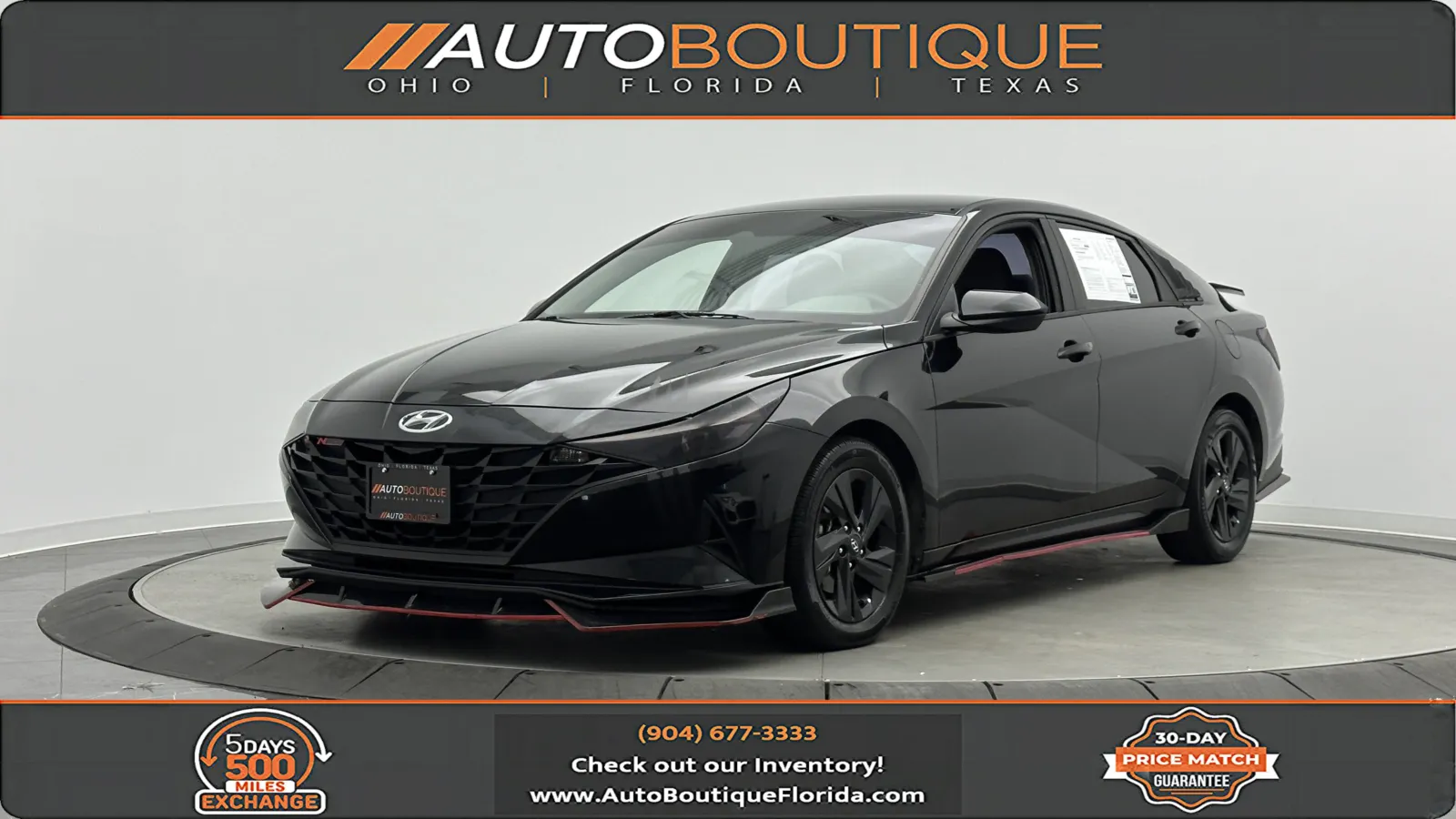 Black 2021 Hyundai Elantra SEL for sale in Jacksonville, FL