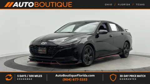 Black 2021 Hyundai Elantra SEL for sale in Jacksonville, FL