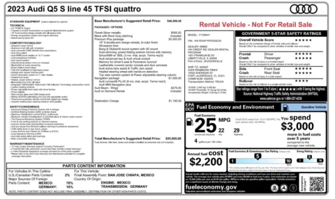 Photos of 2023 Audi Q5 S line Premium Plus for sale in Jacksonville, FL at Auto Boutique Florida