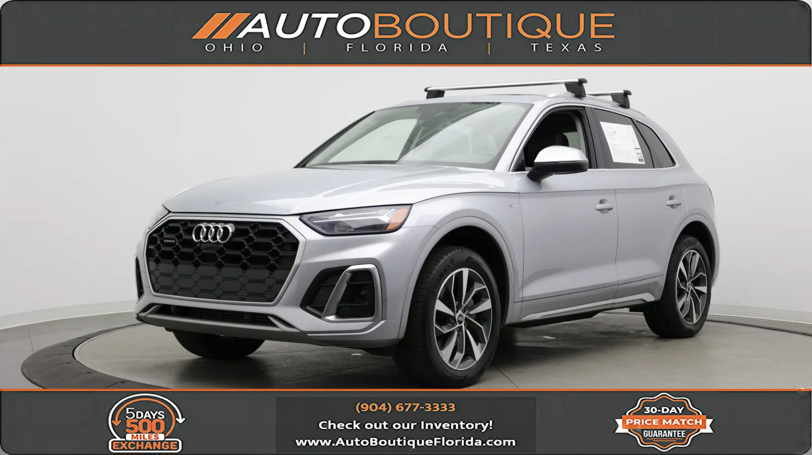 Silver 2023 Audi Q5 S line Premium Plus for sale in Jacksonville, FL