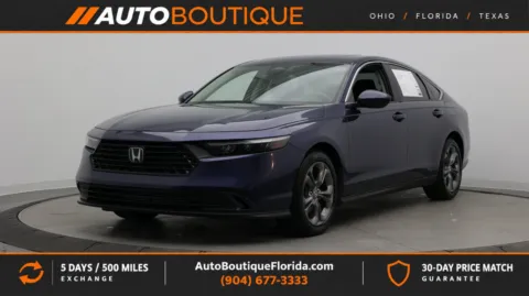 Blue 2024 Honda Accord Sedan EX for sale in Jacksonville, FL