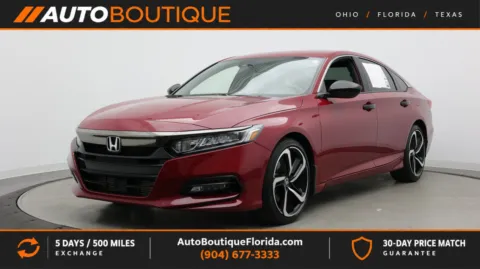 Red 2020 Honda Accord Sedan Sport for sale in Jacksonville, FL