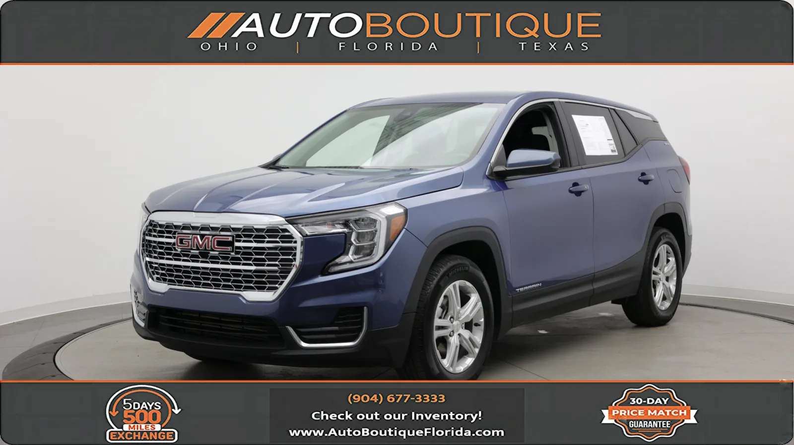 Blue 2024 GMC Terrain SLE for sale in Jacksonville, FL