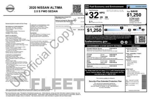 More photos of 2020 Nissan Altima 2.5 S at Auto Boutique Florida, FL