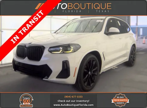 White 2023 BMW X3 xDrive30i for sale in Jacksonville, FL