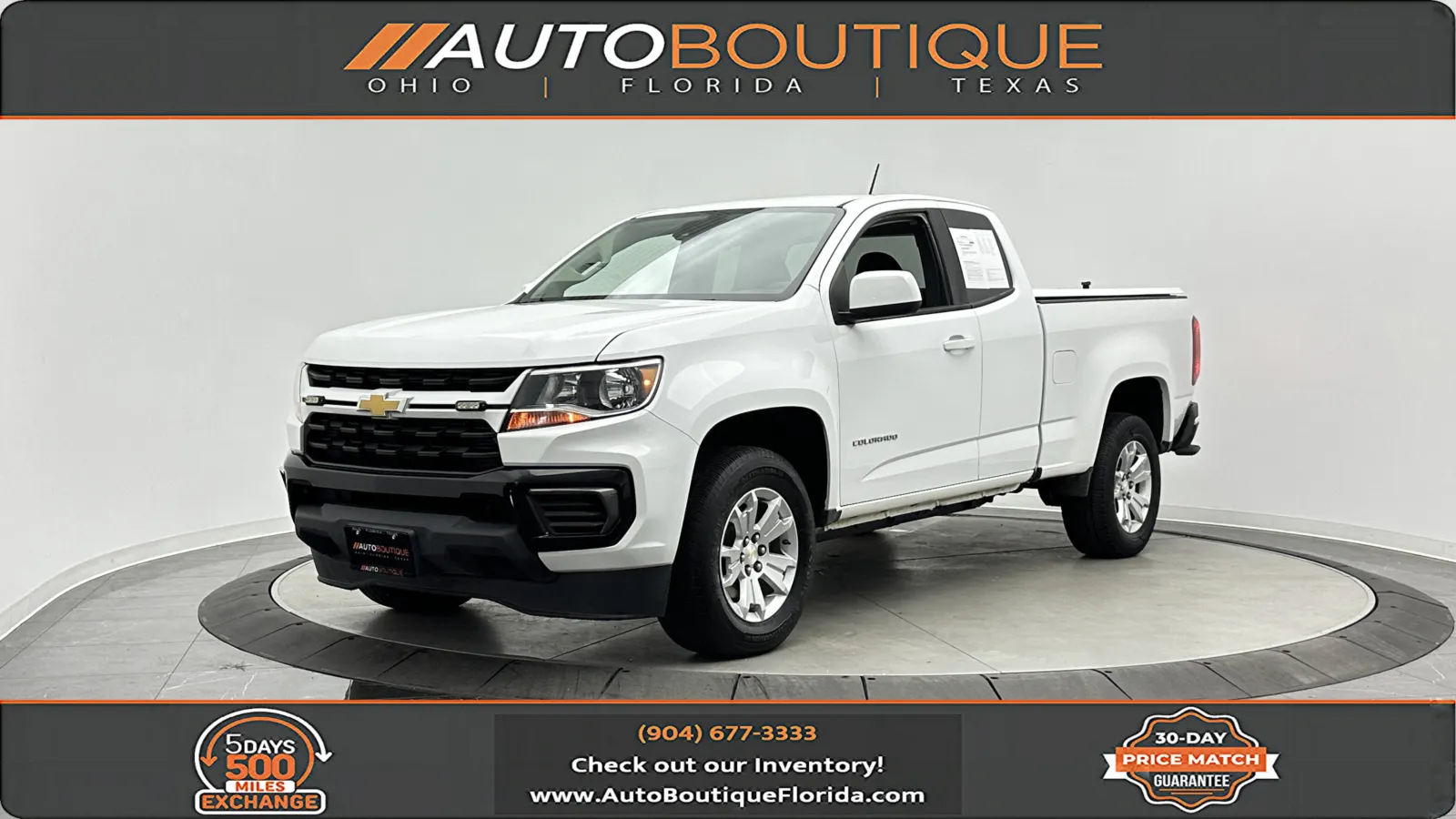 White 2022 Chevrolet Colorado 2WD LT for sale in Jacksonville, FL