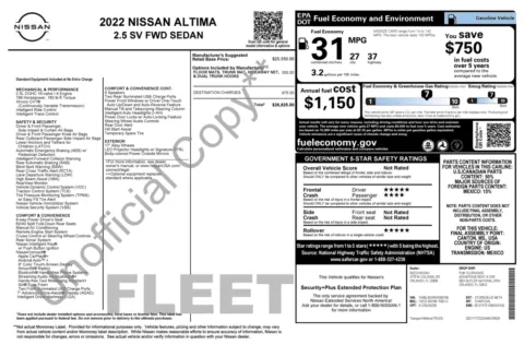 More photos of 2022 Nissan Altima 2.5 SV at Auto Boutique Florida, FL