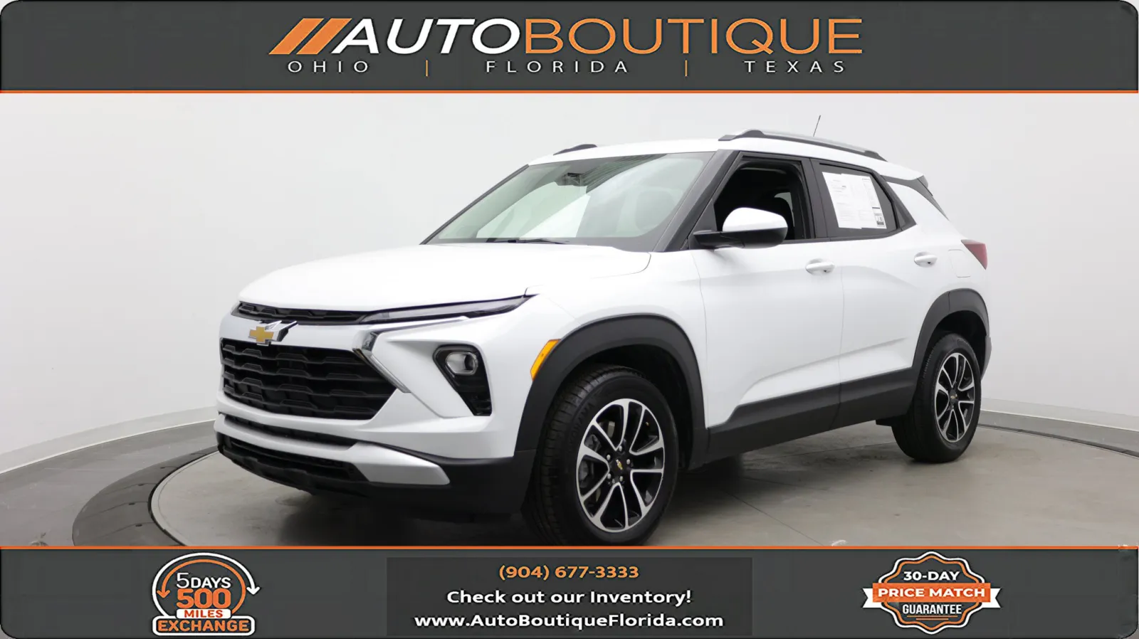 White 2026 Chevrolet Trailblazer LT for sale in Jacksonville, FL