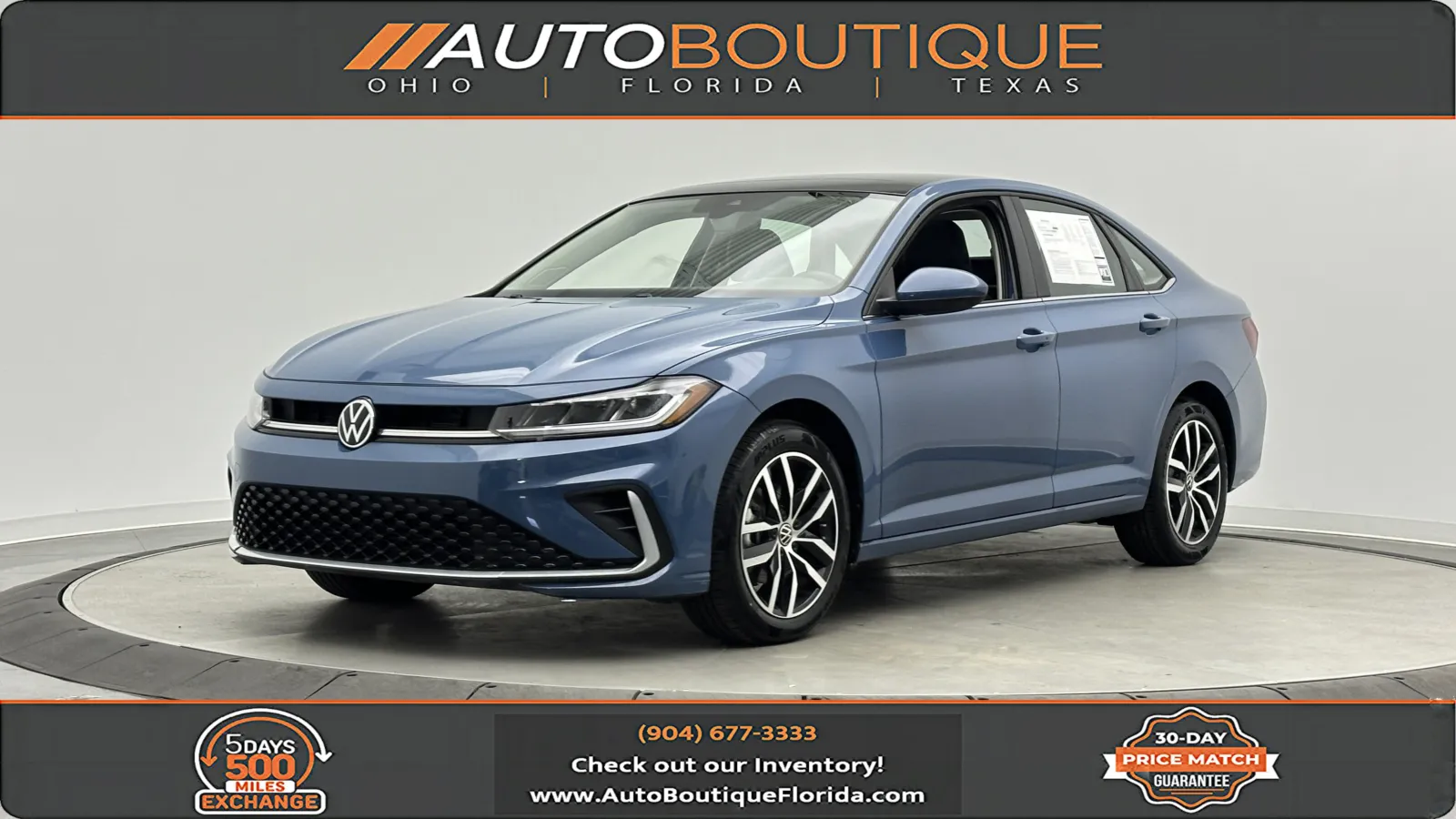 Blue 2026 Volkswagen Jetta SE for sale in Jacksonville, FL