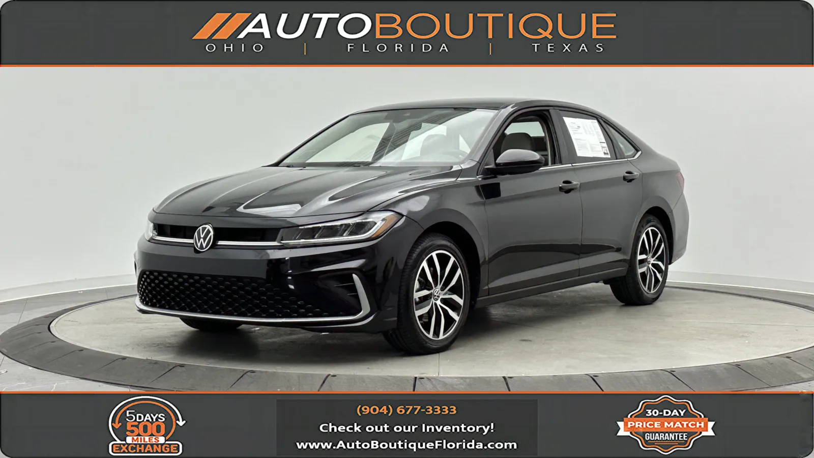 Black 2026 Volkswagen Jetta SE for sale in Jacksonville, FL