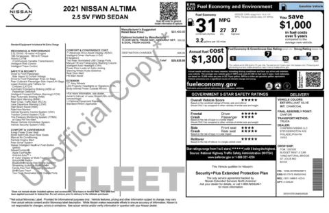 More photos of 2021 Nissan Altima 2.5 SV at Auto Boutique Florida, FL