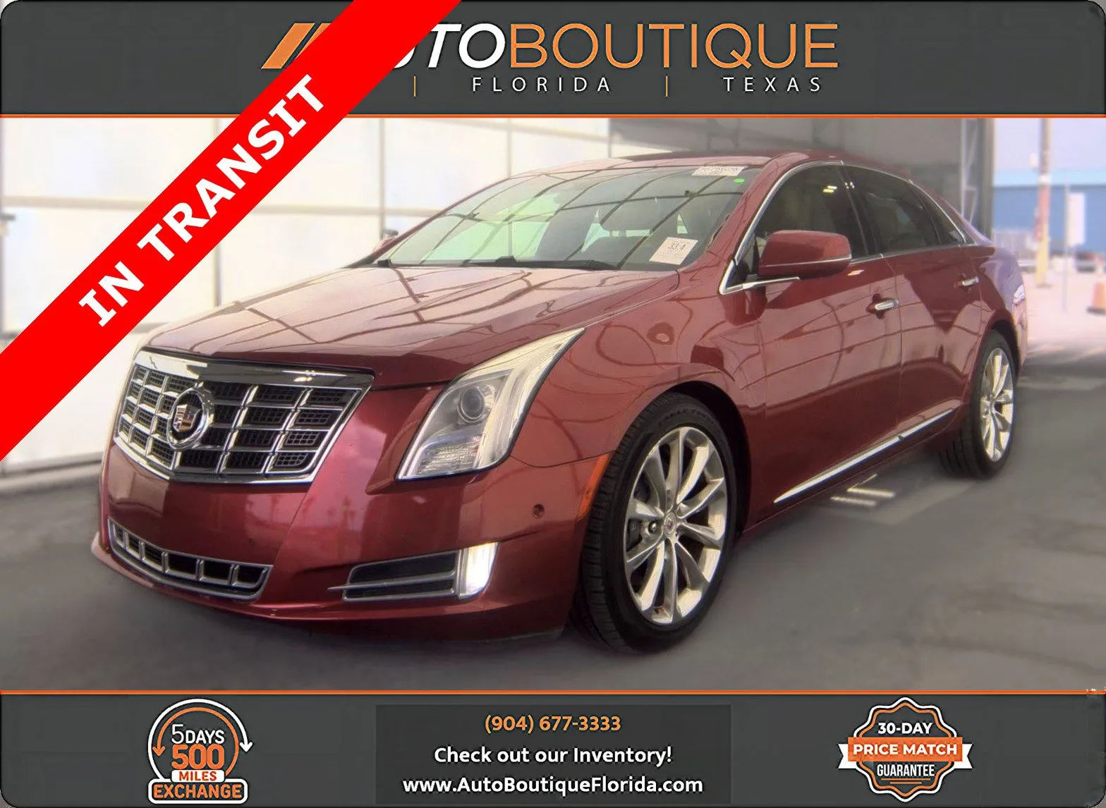 Red 2014 Cadillac XTS Luxury for sale in Jacksonville, FL